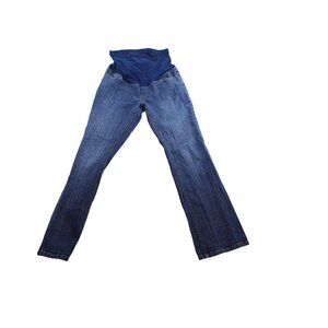 Motherhood Maternity Womens Indigo Blue Super Stretch Skinny Jean Small
